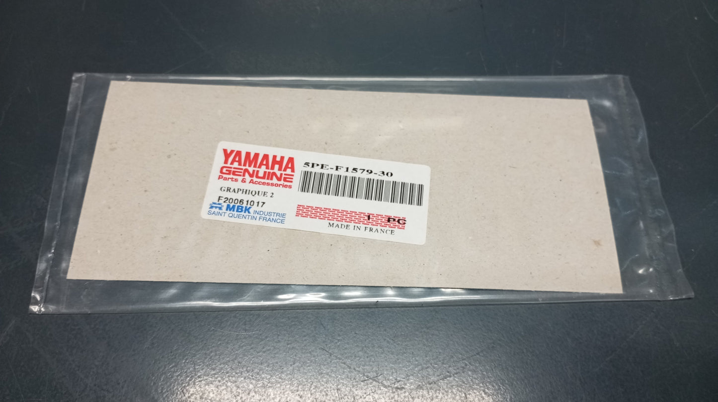 Yamaha genuine new yq50 aerox nitro 2004 graphic 2 decal pn 5pe-f1579-30