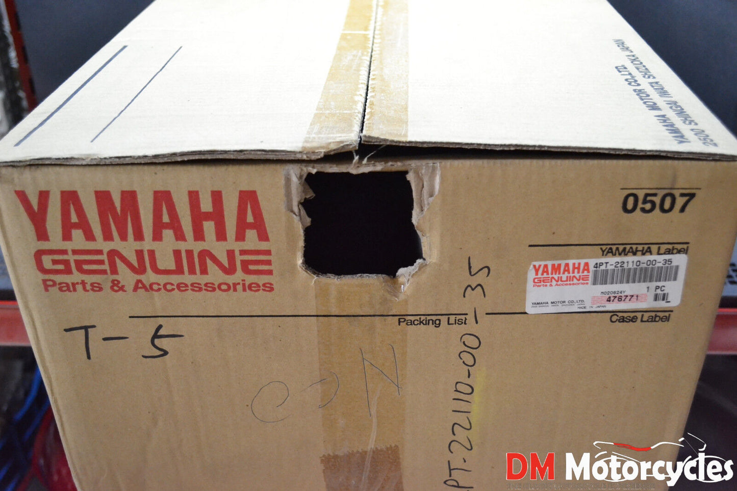 Yamaha genuine new xt600 xt 600 rear swing arm pn 4pt-22110-00-35