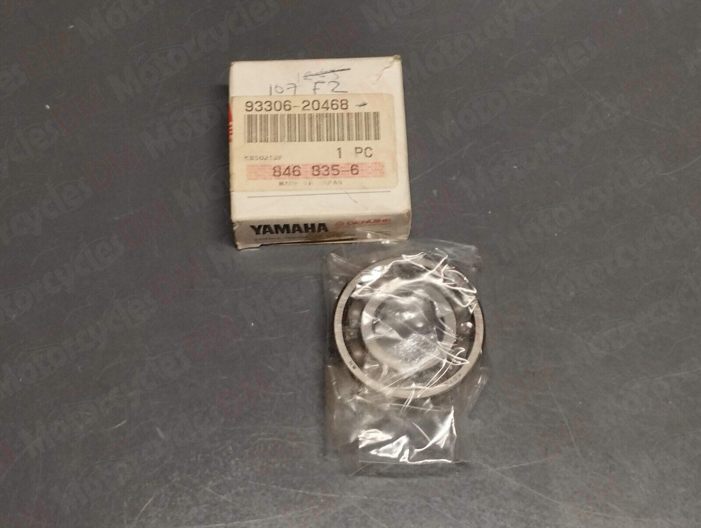 Yamaha genuine new ye 80 yz 60 80 cw cy dt sh yh yq ym yb 50 bearing 93306-20468