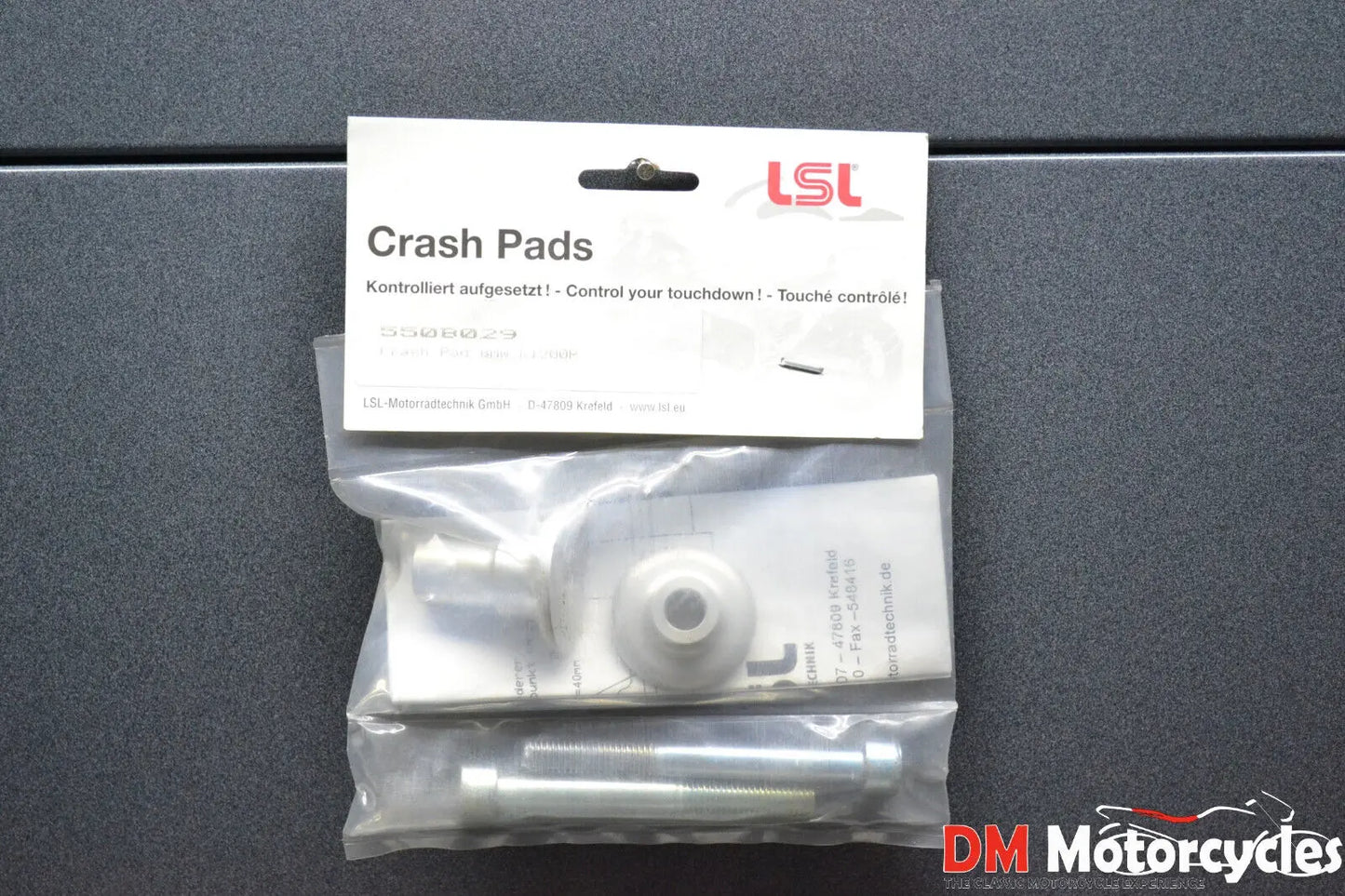Lsl genuine crash protector mounting kit bmw r1200r pn 550b029