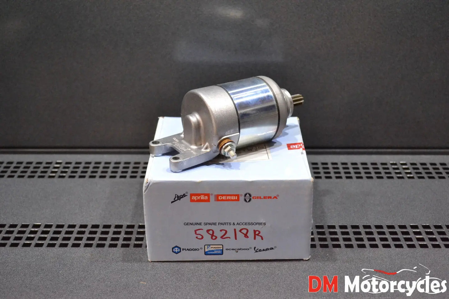Piaggio genuine new vespa gts x10 mp3 124 300 beverly 125 starter assy pn 58218r