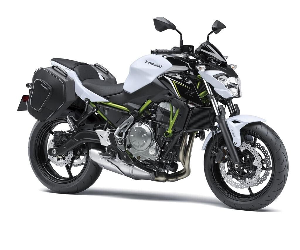 Kawasaki genuine used z650 ninja side panniers saddle bags