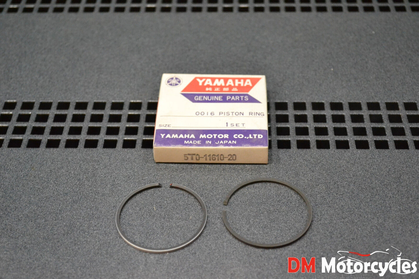 Yamaha genuine nos bw80 pw80 0.50 over size piston ring pn 5t0-11610-20