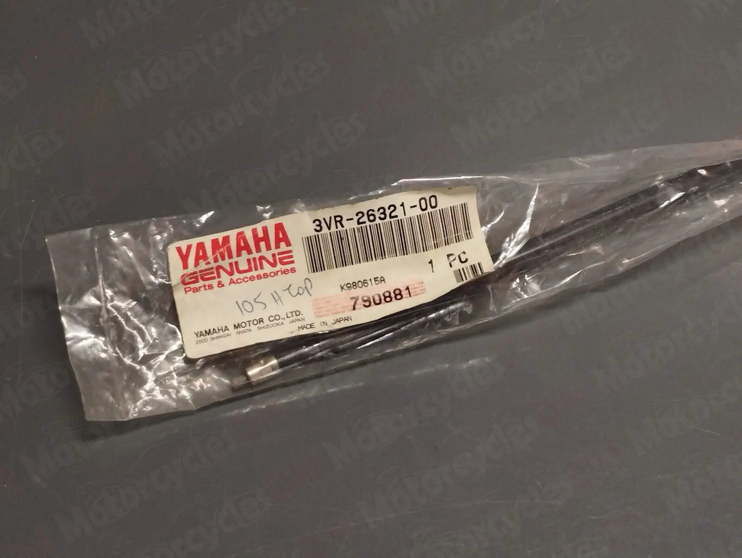 Yamaha genuine new ya 90 axis 90-97 oil pump cable pn 3vr-26321-00