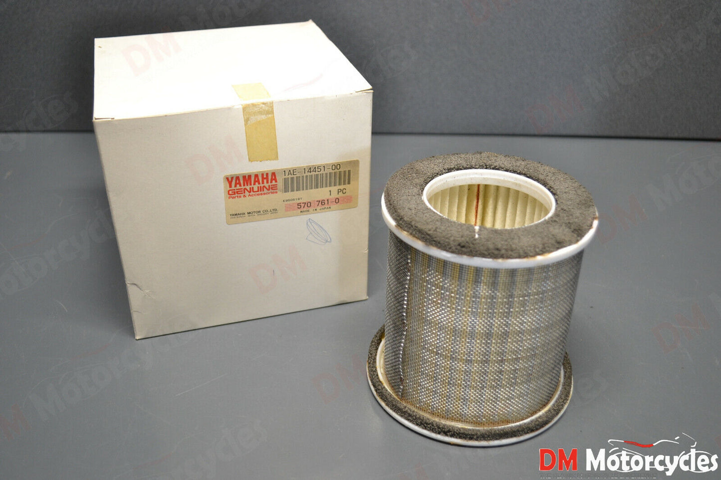 Yamaha genuine new Bt1100 tdm850 fzr750 fzr1000 fz750 air filter pn 1ae-14451-00