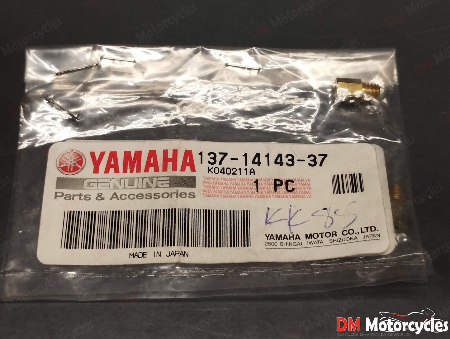 Yamaha genuine new yz 80 rd rz 350 carburetor main jet no 185 pn 137-14143-37