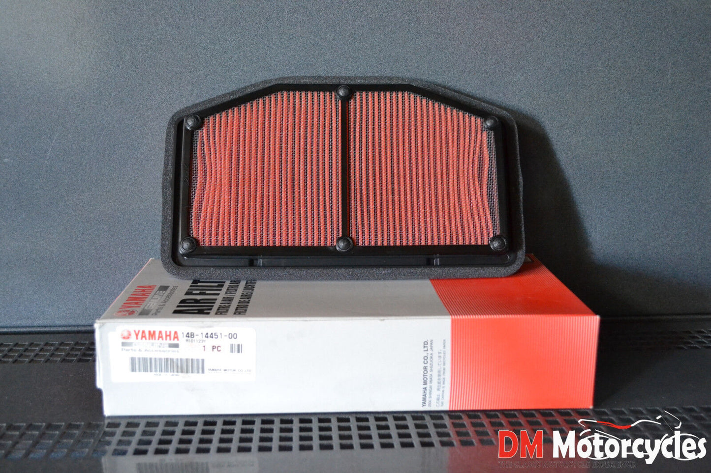 Yamaha genuine new yzf r1 2009 - 2014 air filter pn 14b-14451-00