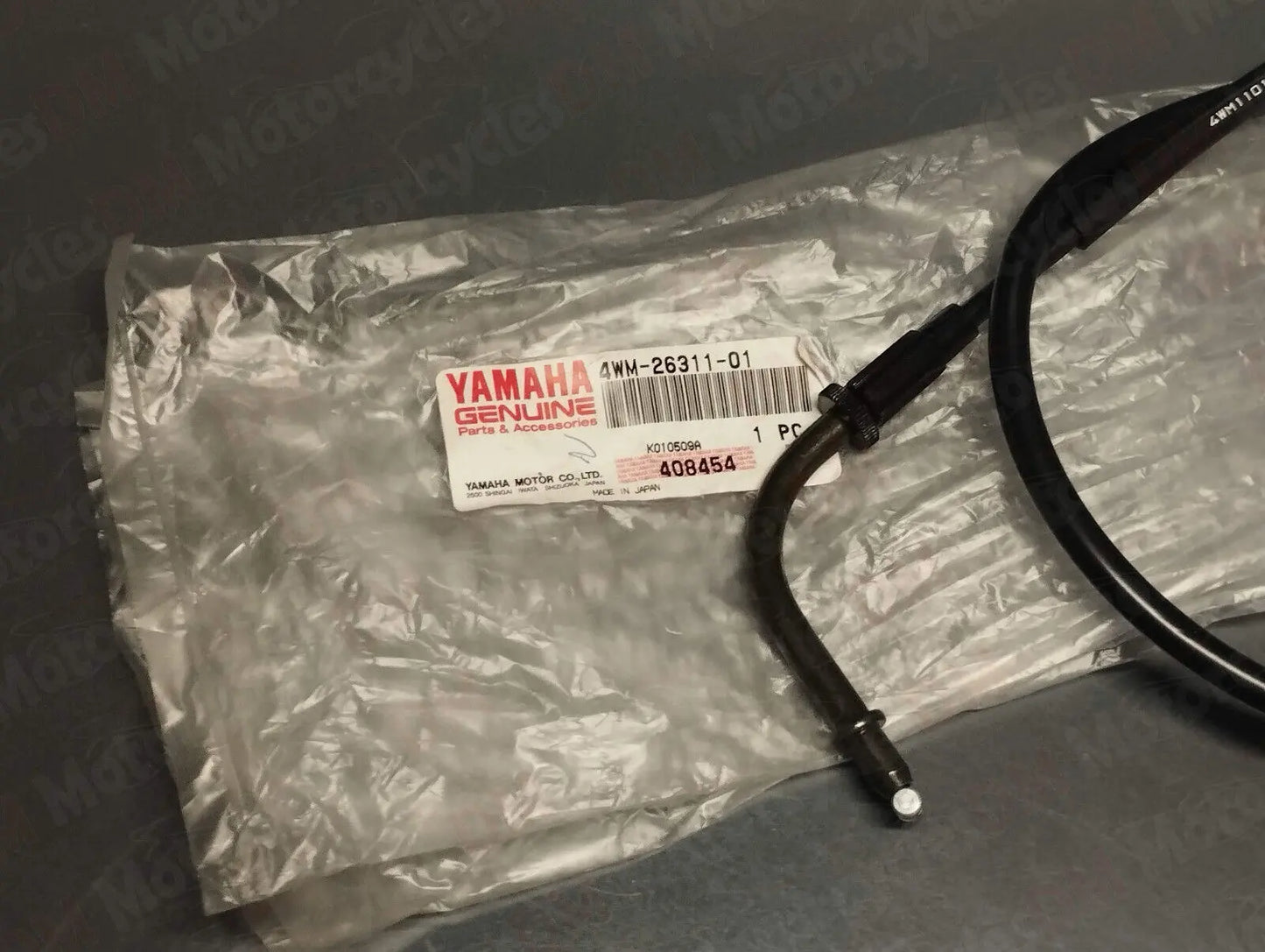 Yamaha genuine new xv 1600 99-03 xv 1700 04 throttle cable 1 pn 4wm-26311-01