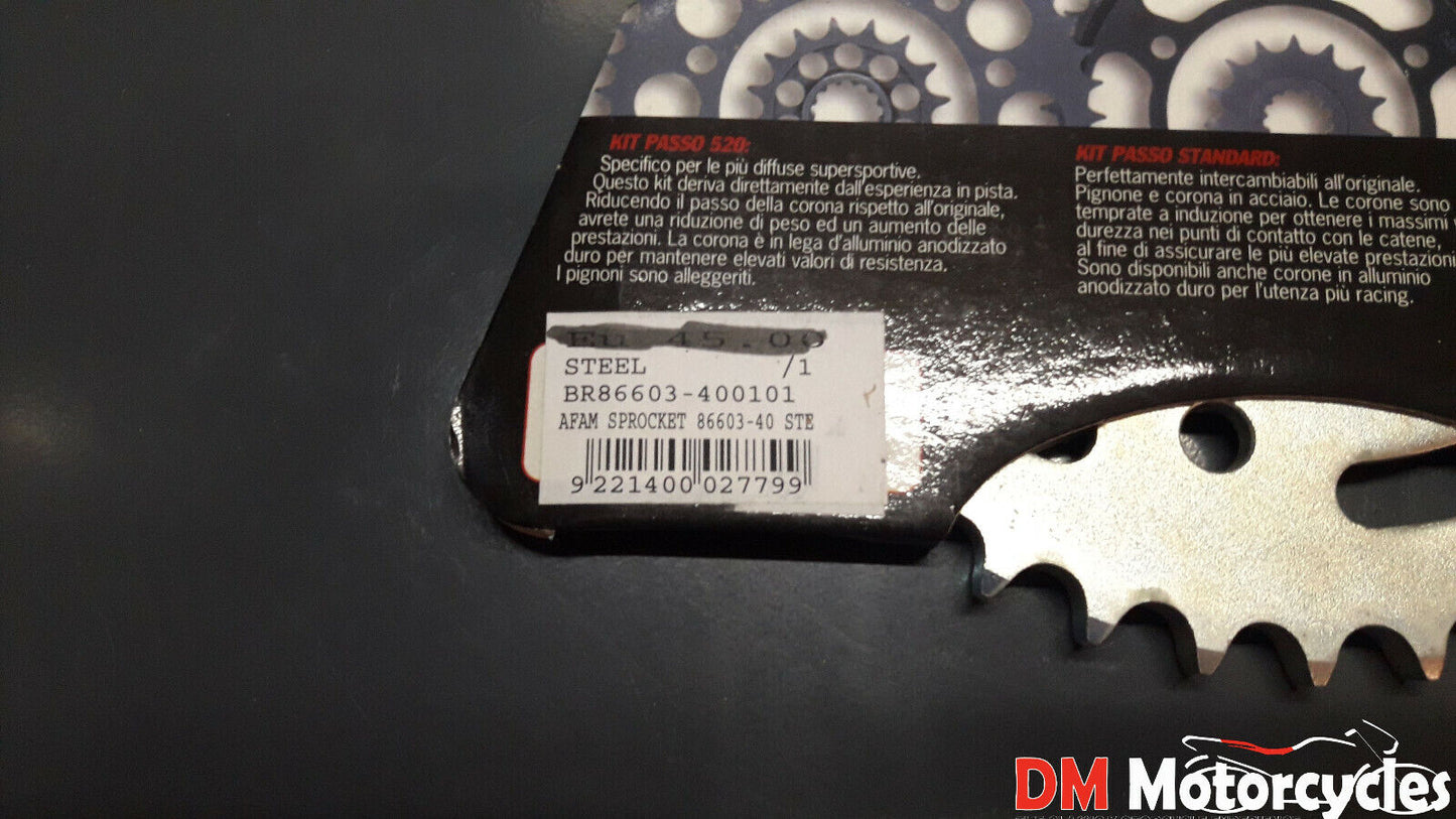 Afam Genuine new 42t 530 rear steel sprocket suzuki sv gsf GSX-R 1000 01 pn 86603-40