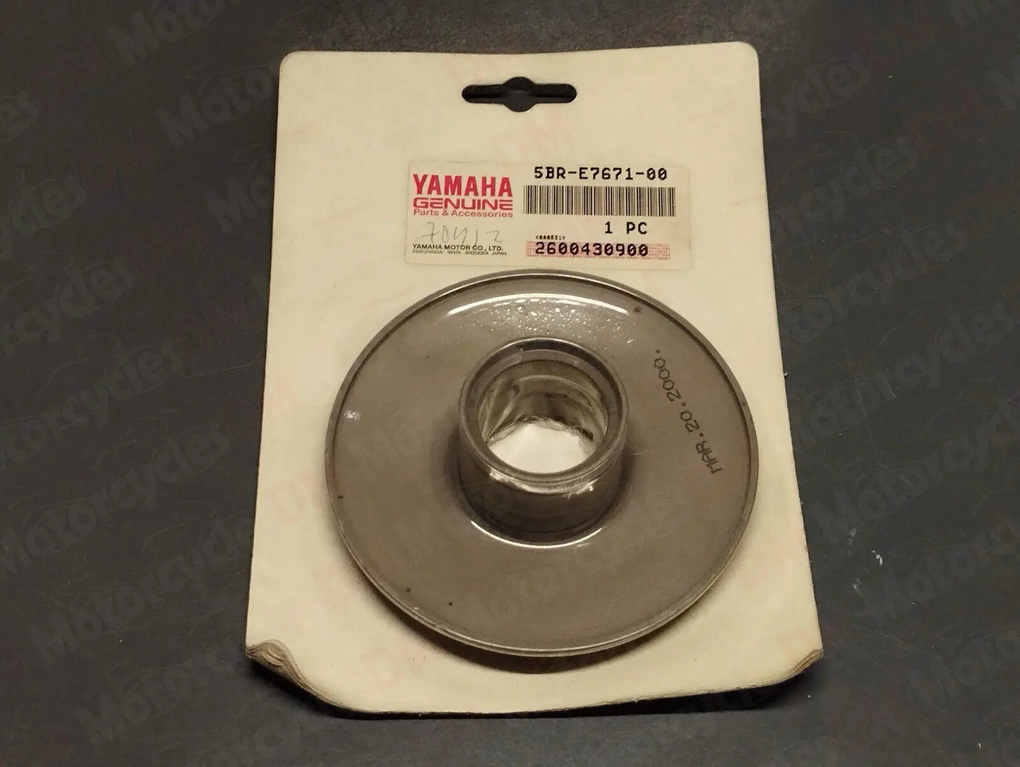 Yamaha genuine new cs cw yn yq 50 secondary sliding sheave pn 5br-e7671-00