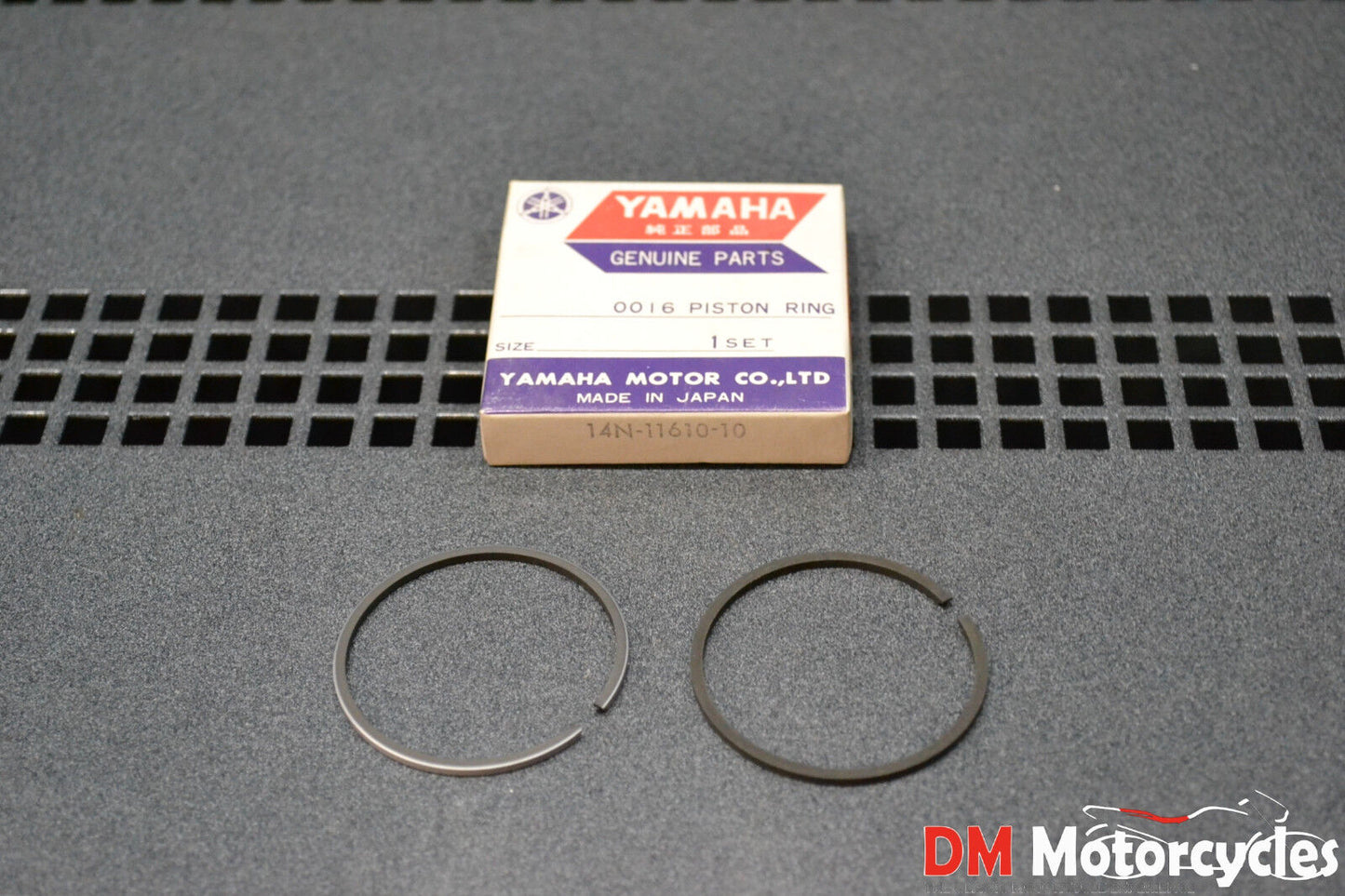 Yamaha genuine nos bw80 pw80 u7e piston ring 0.25 over size pn 14n-11610-10