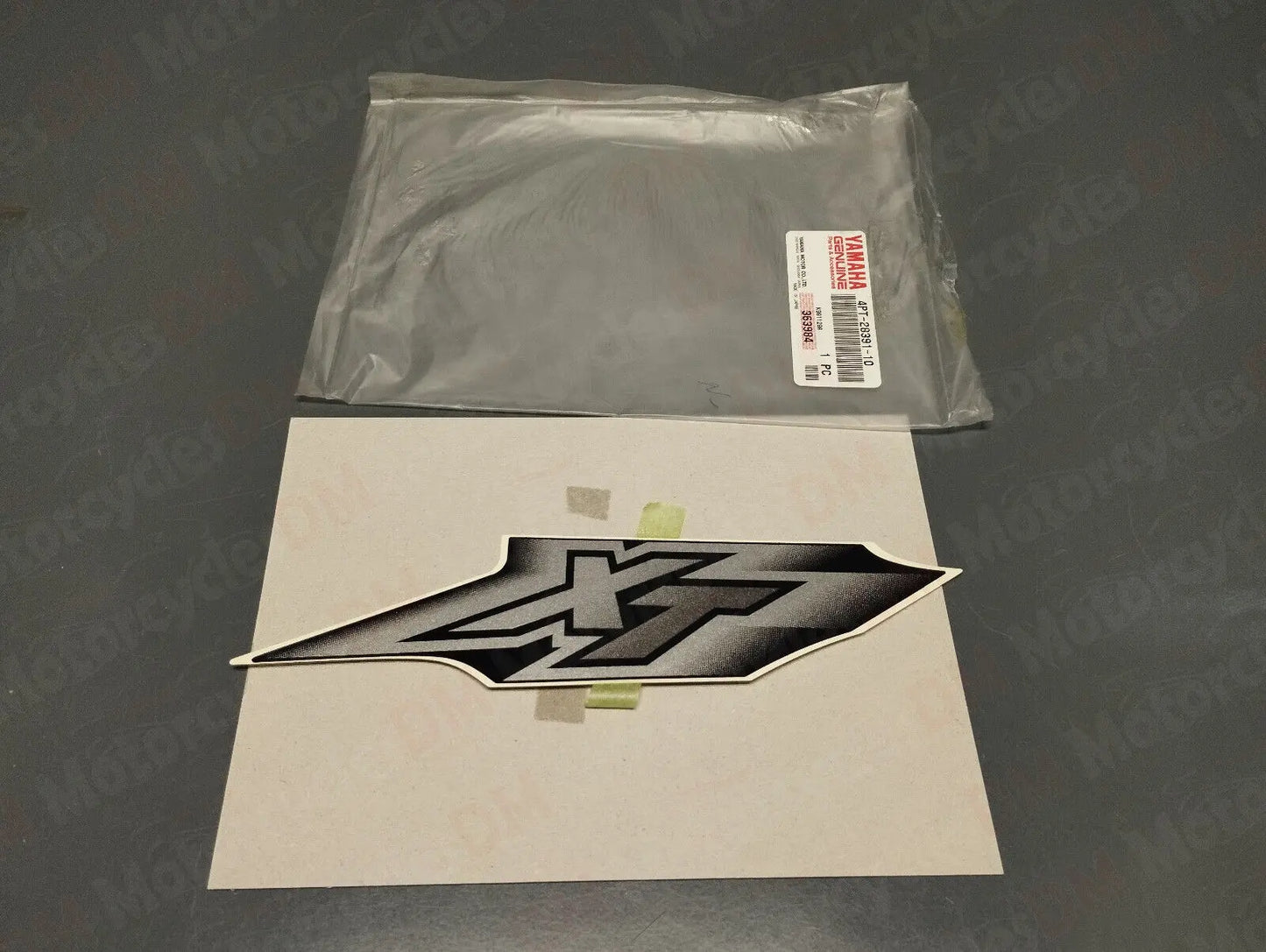 Yamaha genuine new xt 500 600 2000 graphic 1 sticker decal pn 4pt-28391-10