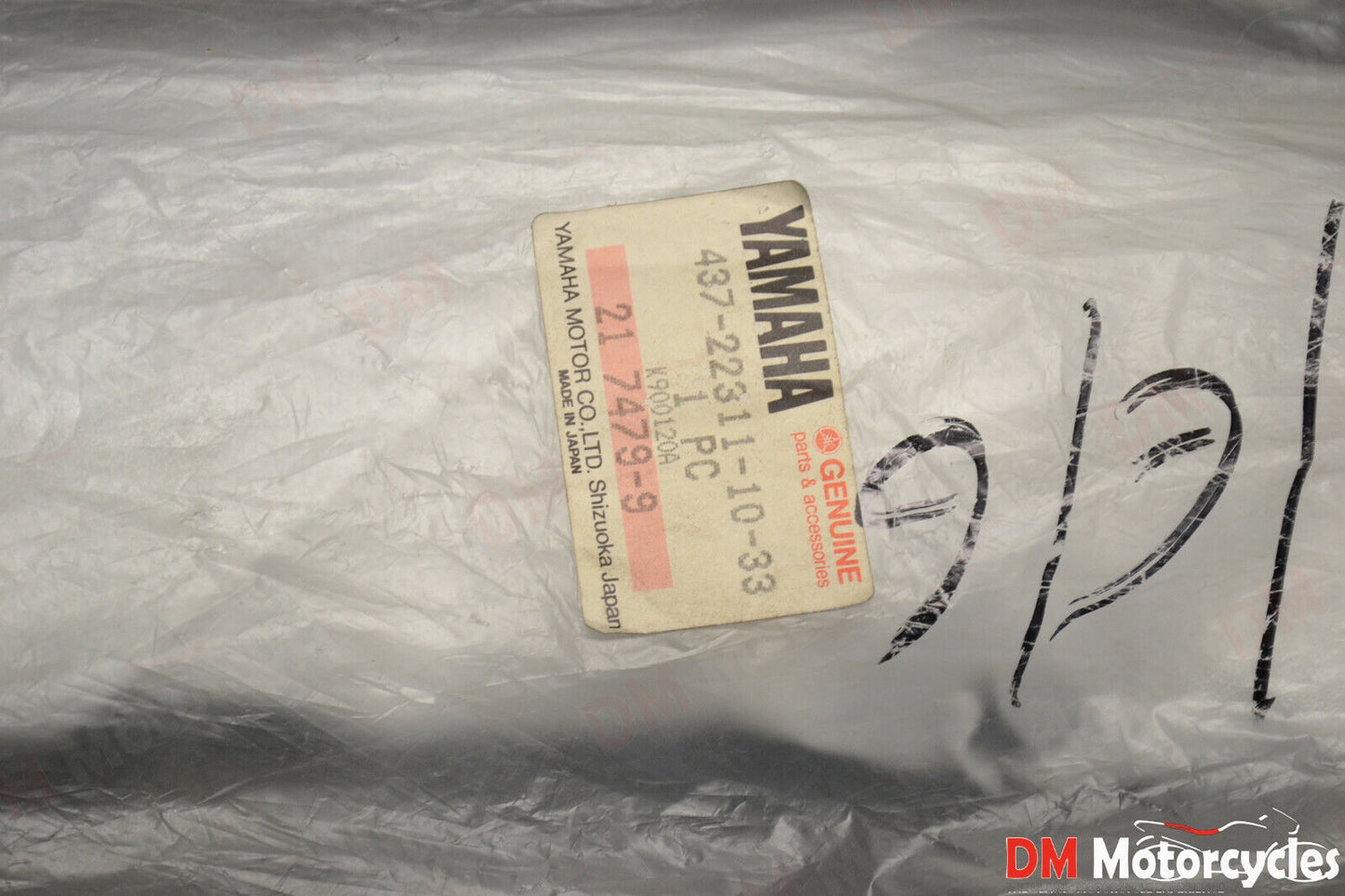 Yamaha genuine nos dt mx 1973 chain guard pn 437-22311-10-33