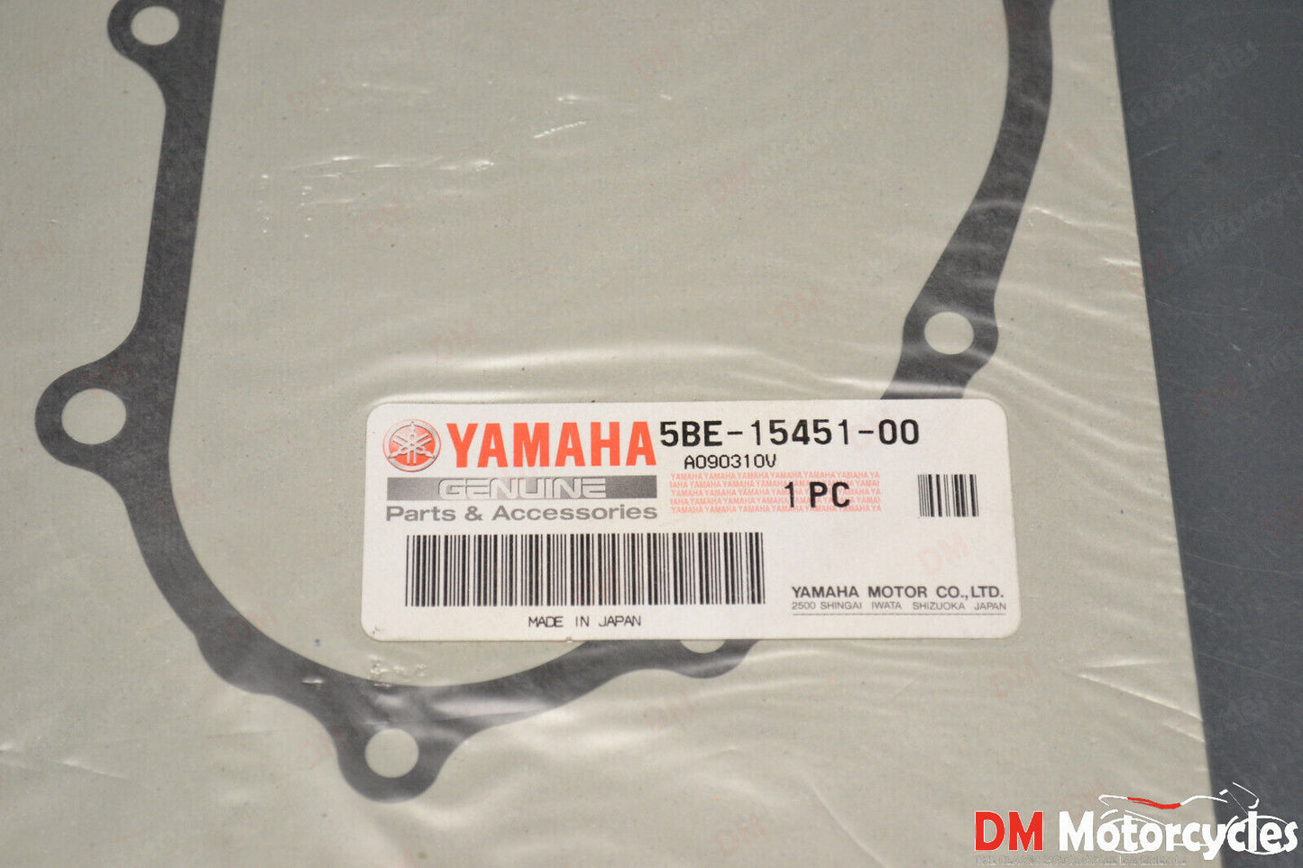 Yamaha genuine new yz 400 wr 400 426 crankcase cover gasket pn 5be-15451-00