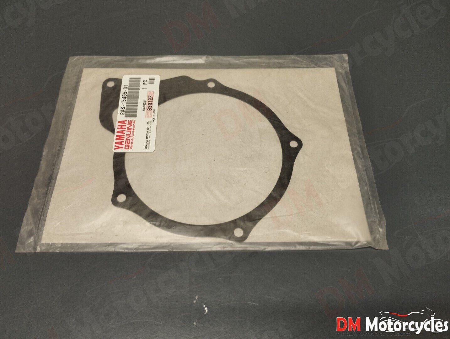 Yamaha genuine new dt 125 175 crankcase cover gasket pn 2a6-15455-01