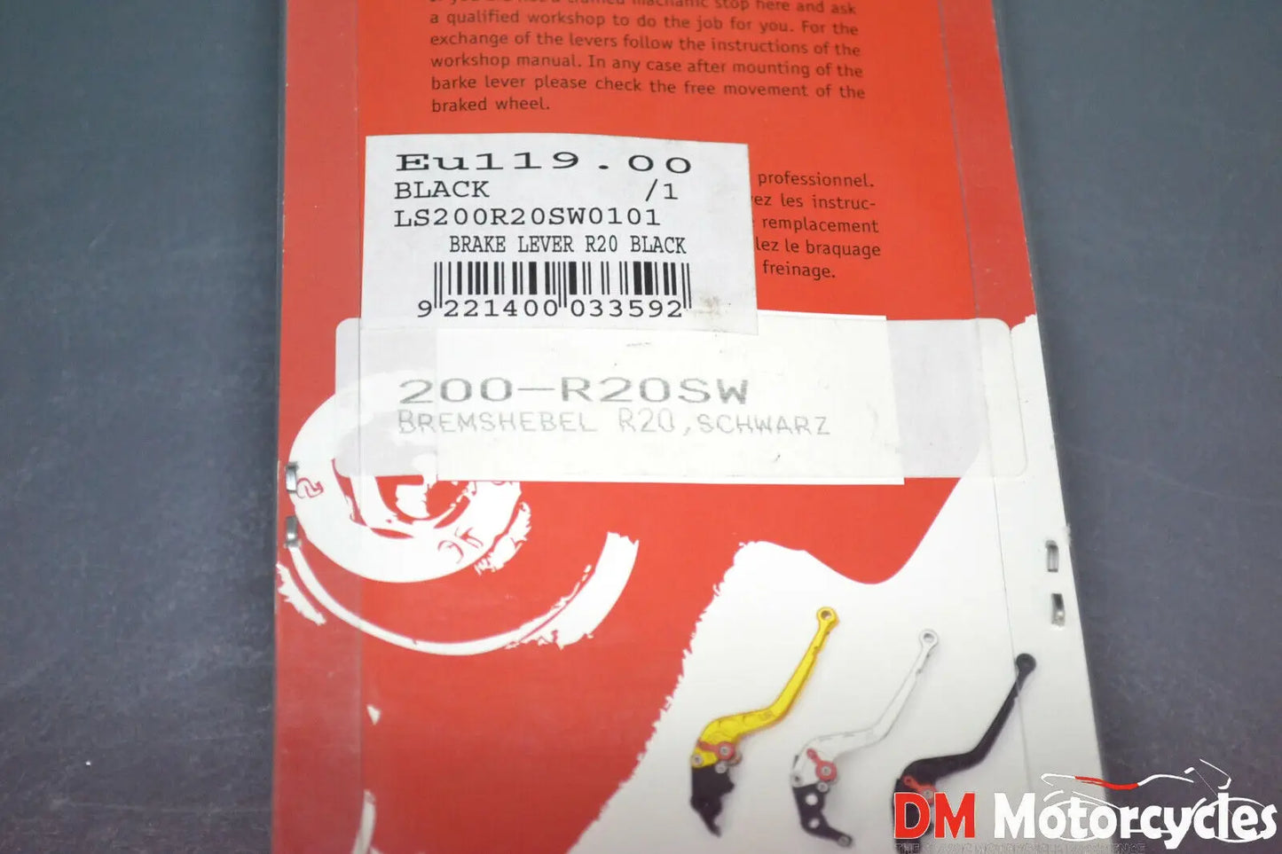 Lsl new Yamaha yzf r1 98 01 adjustable brake lever pn 200-r20sw