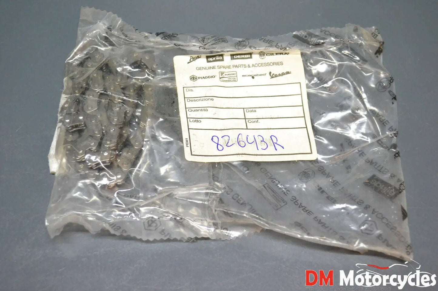 Piaggio genuine new skipper liberty fly 125 - 200 timing chain pn 82643r