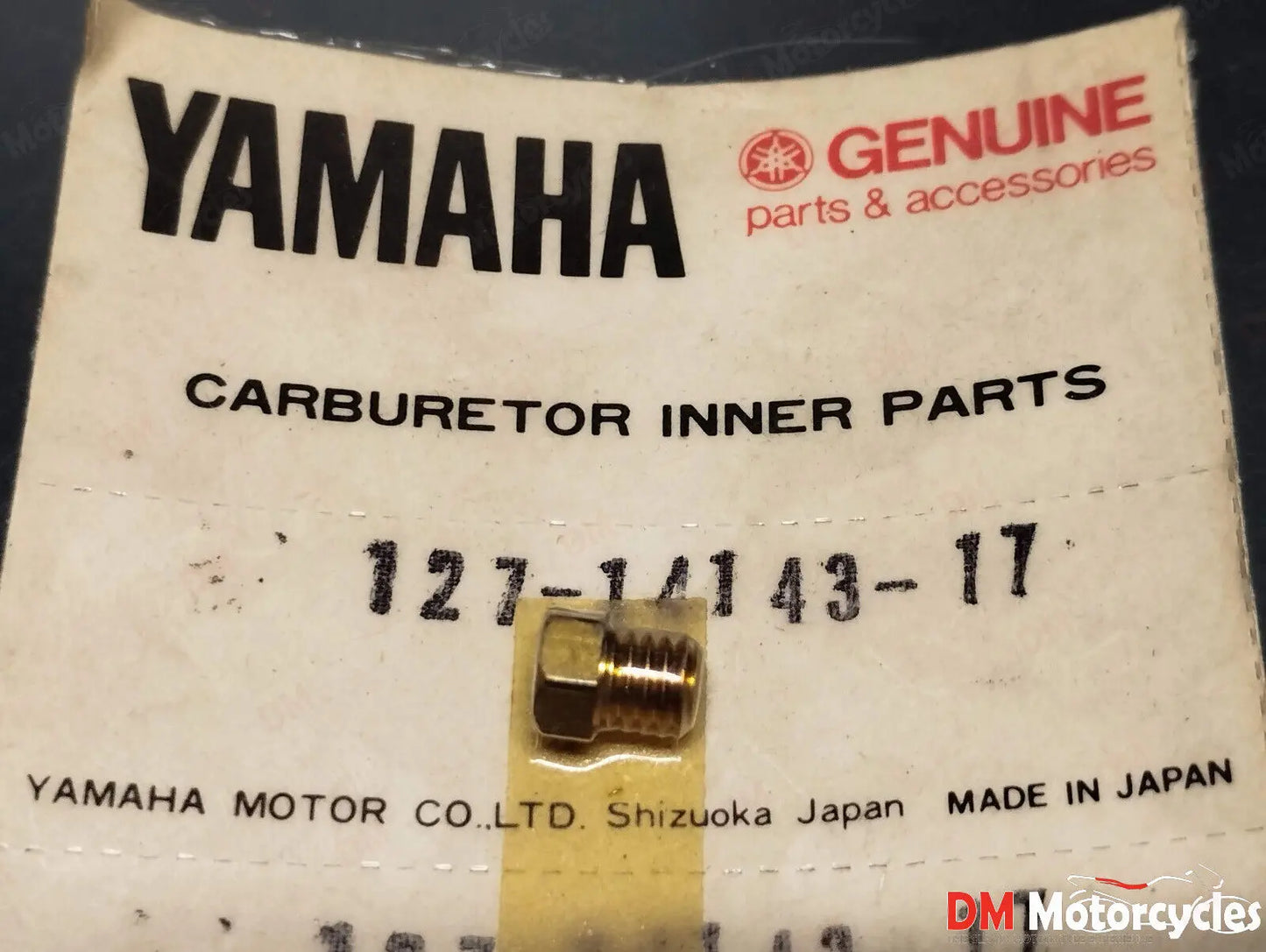Yamaha genuine new mg1 yg1 yg5 lb 80 carburetor main jet no 85 pn 127-14143-17