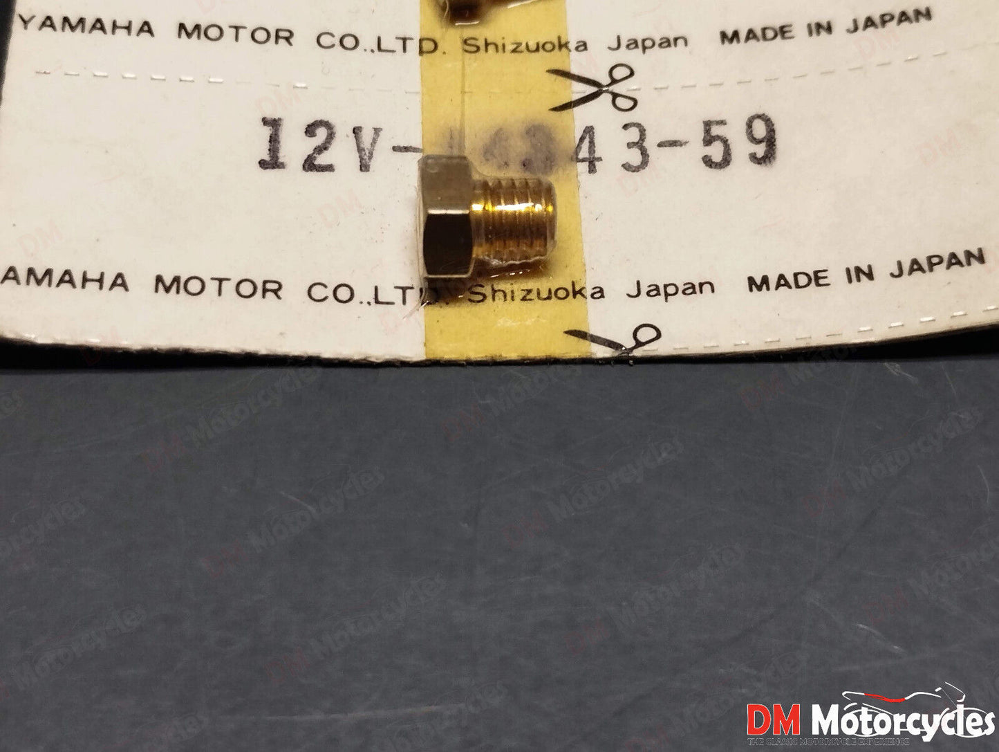 Yamaha oem xt 350 550 600 srx 600 szr 660 carburetor main jet no 118 pn 12v-14343-59