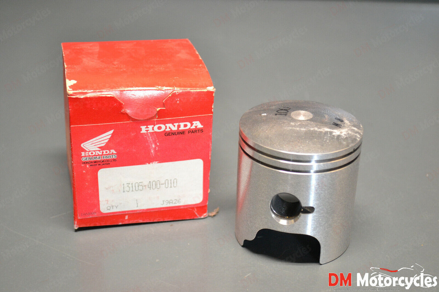 Honda genuine nos cr125 elsinore 1977 piston 1.00 over size pn 13105-400-010