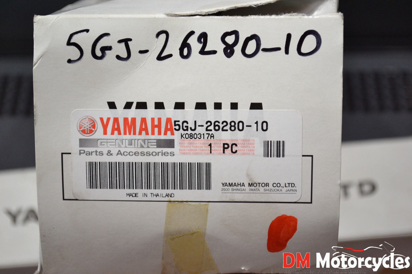 Yamaha genuine new xp 500 t-max 500 2001 - 2007 left mirror pn 5gj-26280-10