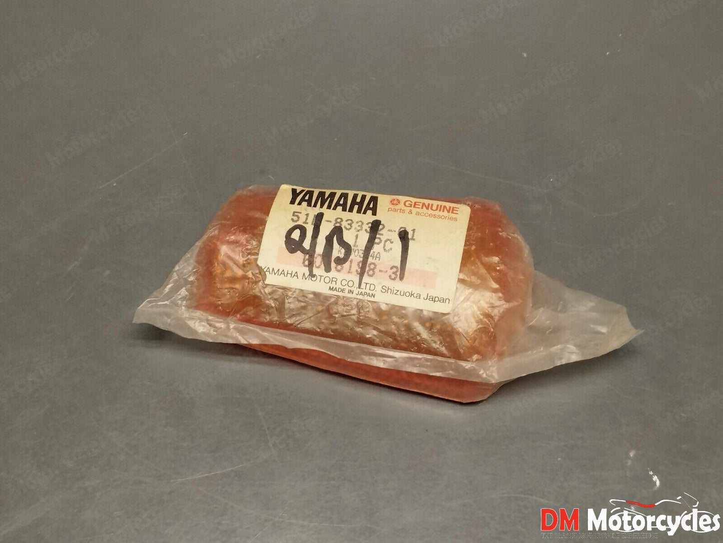 Yamaha genuine nos xt tw fj fzr tdm tx flasher turn signal lens pn 51l-83332-01