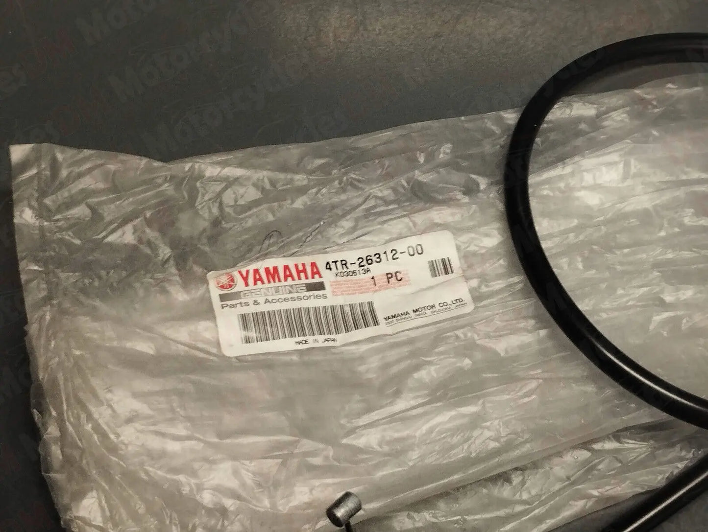 Yamaha oem xvs 650 drag star 97 xvs 400 96-99 throttle 2 cable pn 4tr-26312-00