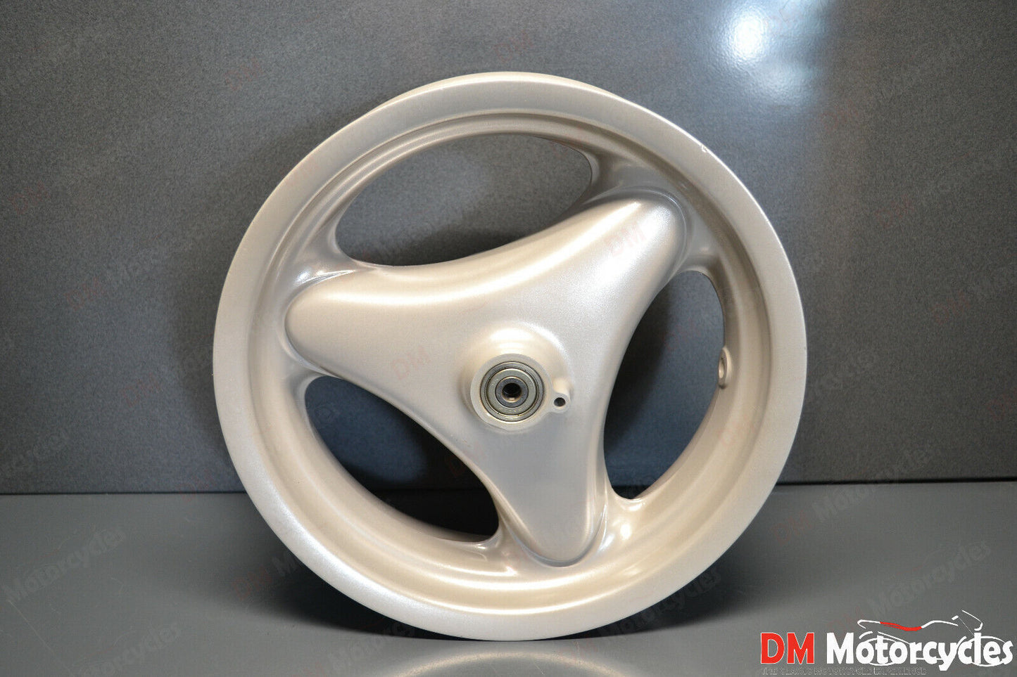 Yamaha genuine new yn50 yn 50 neos 98-01 front cast wheel rim pn 5ad-f5168-00-3c