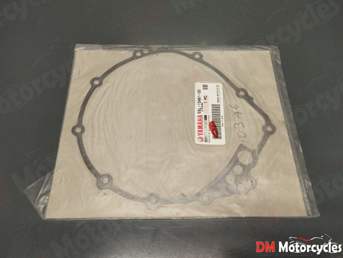 Yamaha genuine new yzf r6 fz 6 fz s crankcase cover gasket pn 5sl-15461-00