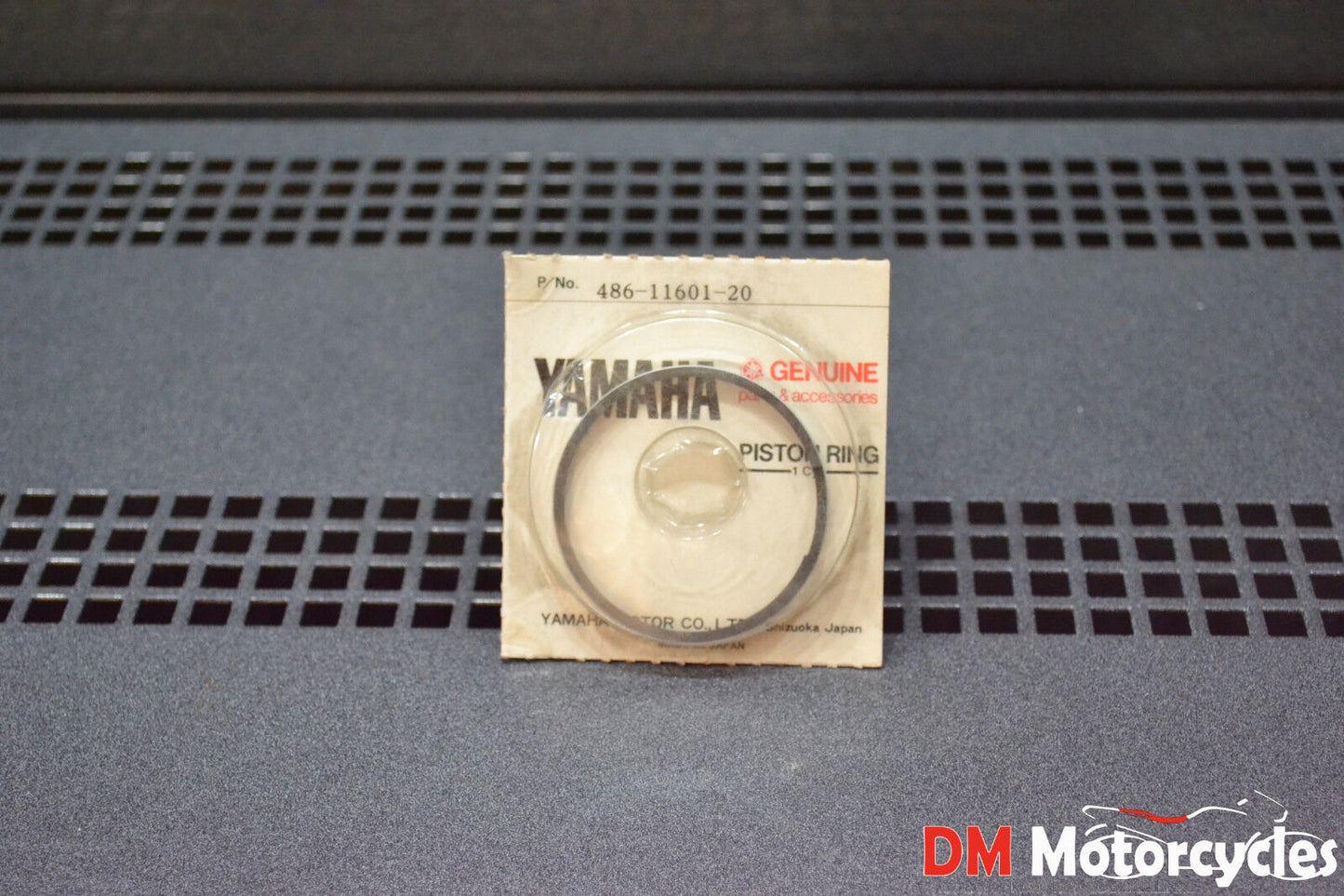 Yamaha genuine nos yb 100 74 2nd over size piston ring pn 486-11601-20