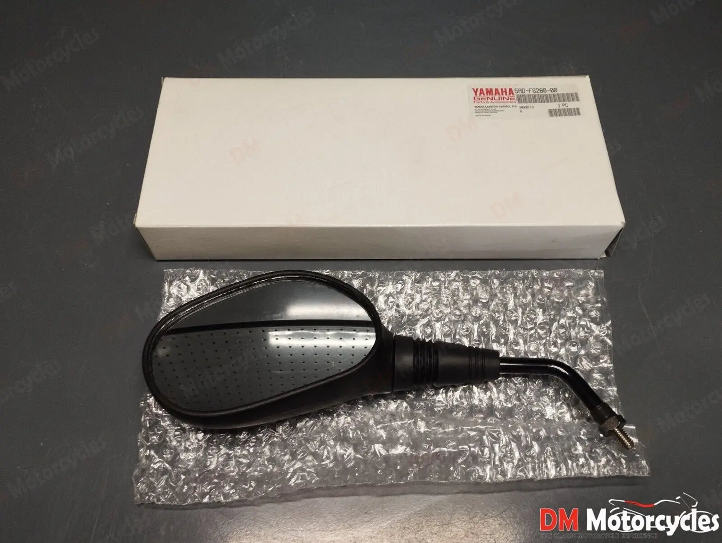Yamaha genuine new n50 neos 1997 right mirror pn 5ad-f6280-00