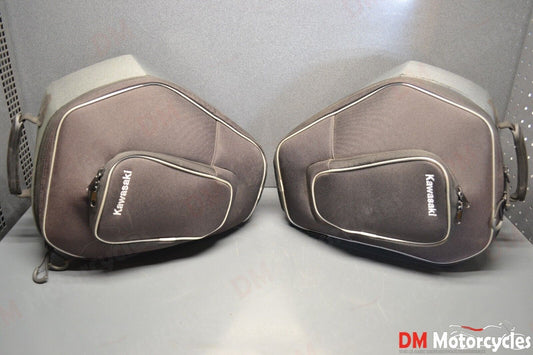 Kawasaki genuine used z650 ninja side panniers saddle bags