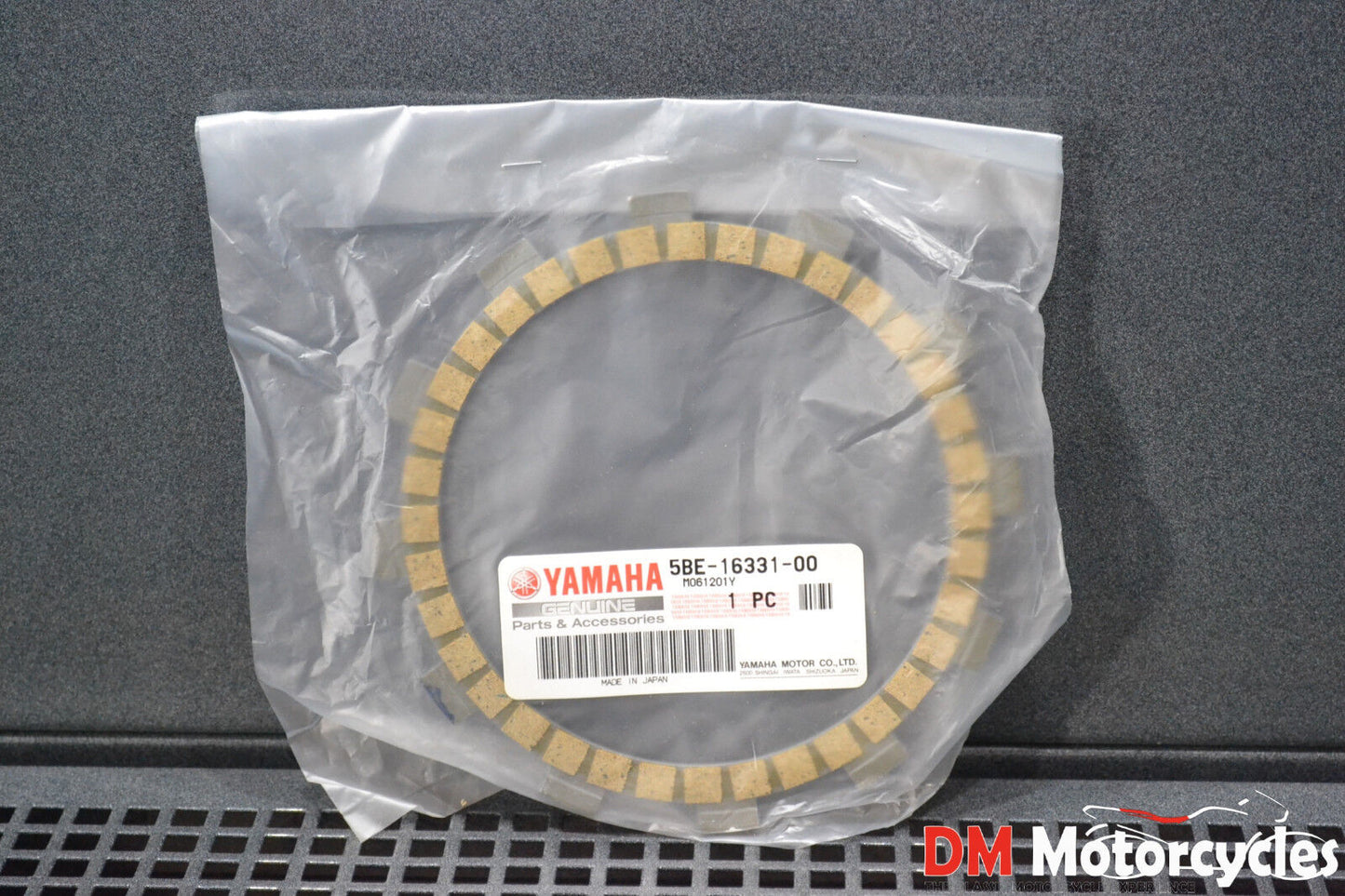 Yamaha genuine new wr 400 yz 400 1998 - 2000 clutch friction plate pn 5be-16331-00