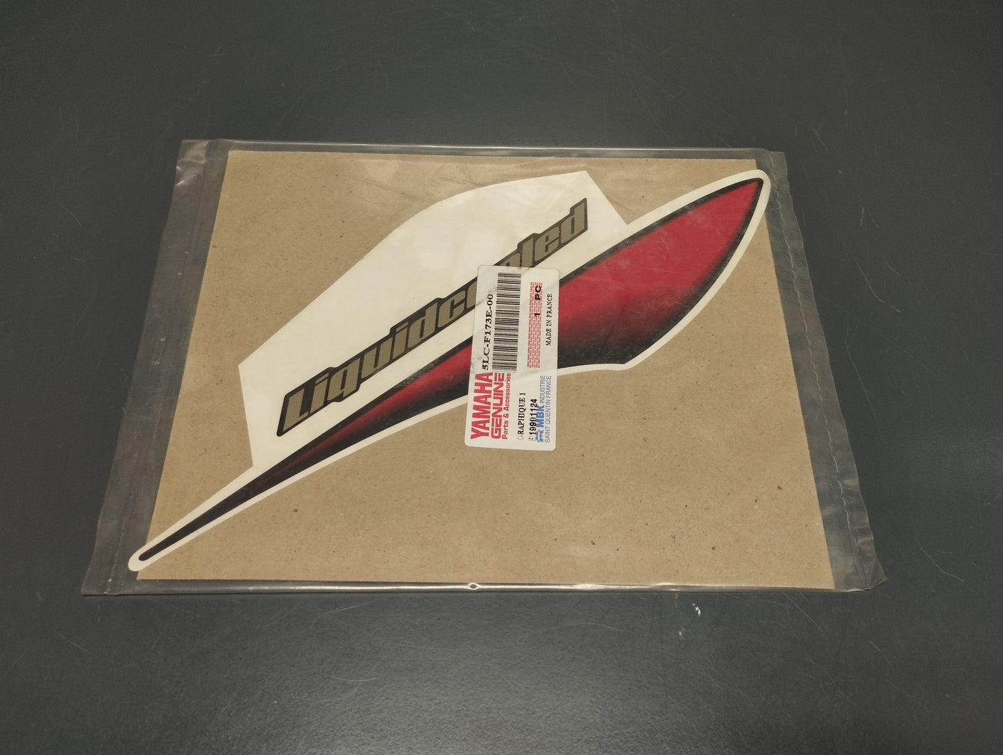 Yamaha genuine new yq50 aerox 1999 2000 graphic 1 sticker decal pn 5lc-f173e-00