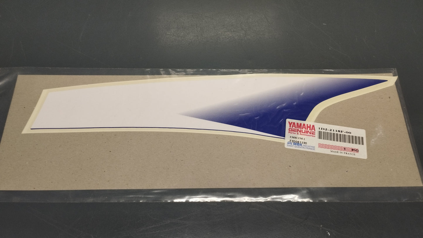 Yamaha genuine new xt660 2006 emblem 2 sticker decal pn 1d2-2118f-00