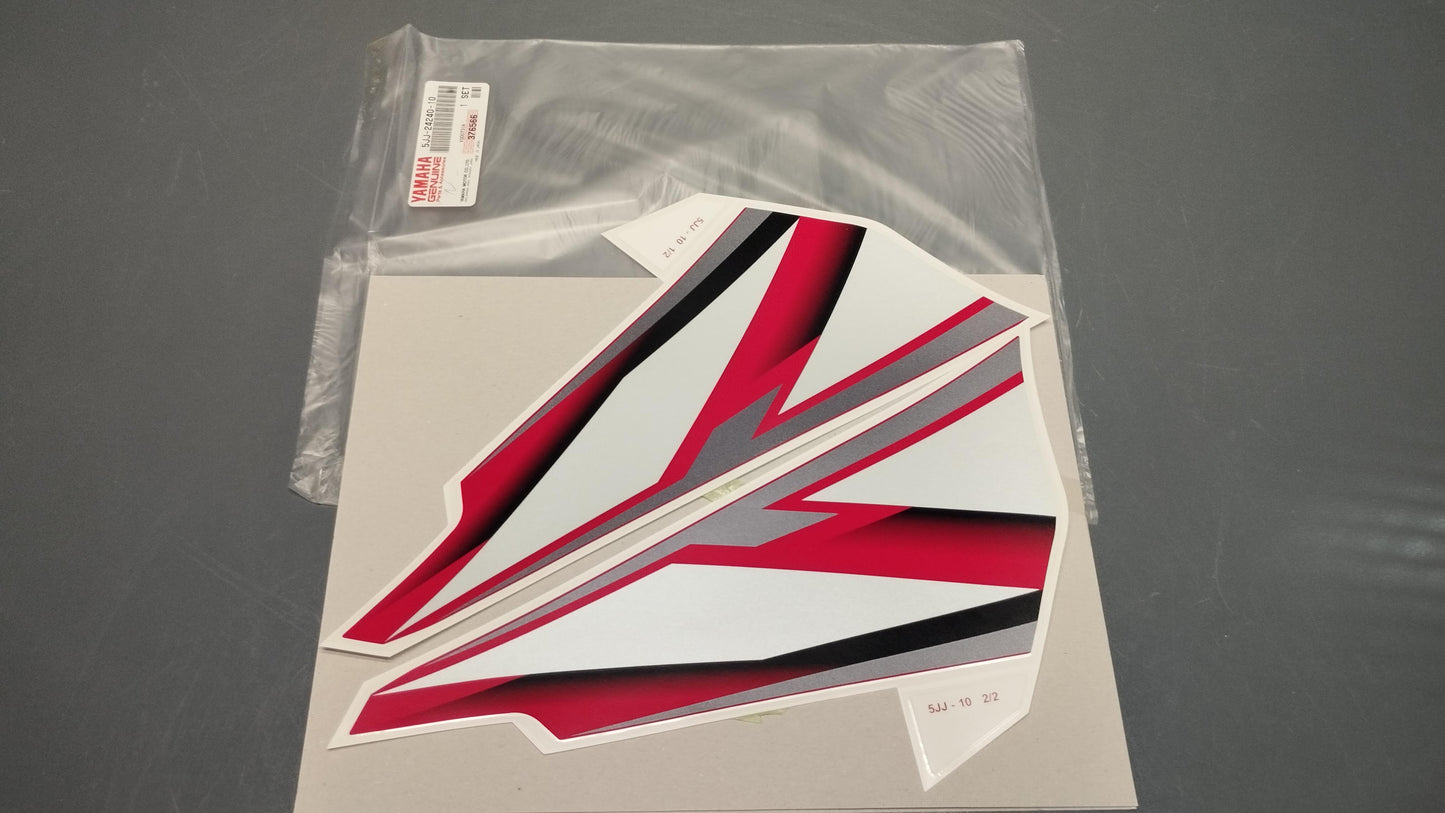 Yamaha genuine new yzf r1 2001 graphic set decal pn 5jj-24240-10