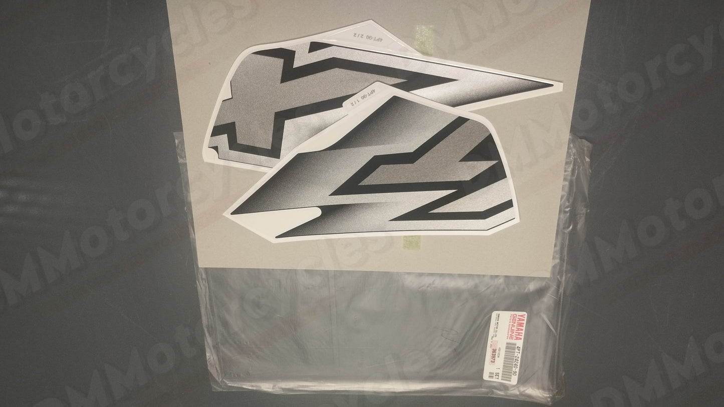 Yamaha genuine new xt500 600 2000 graphic set decal pn 4pt-24240-90