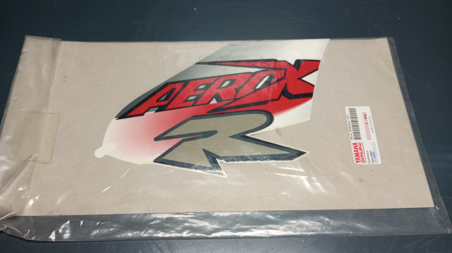 Yamaha genuine new yq50 2000 aerox graphic decal pn 5lc-f832c-01