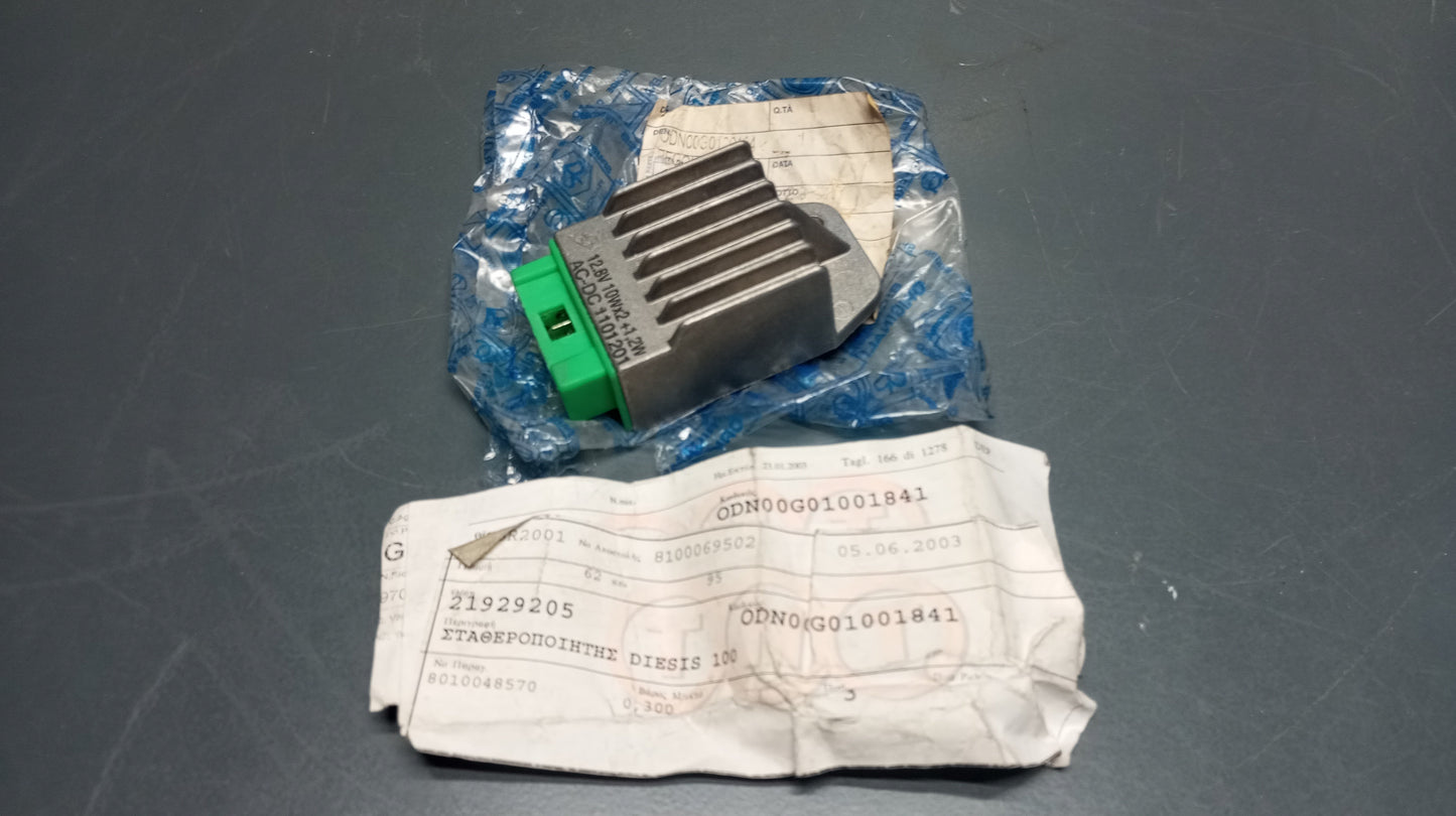 Piaggio genuine new diesis 100 1998 rectifier pn odn00g01001841