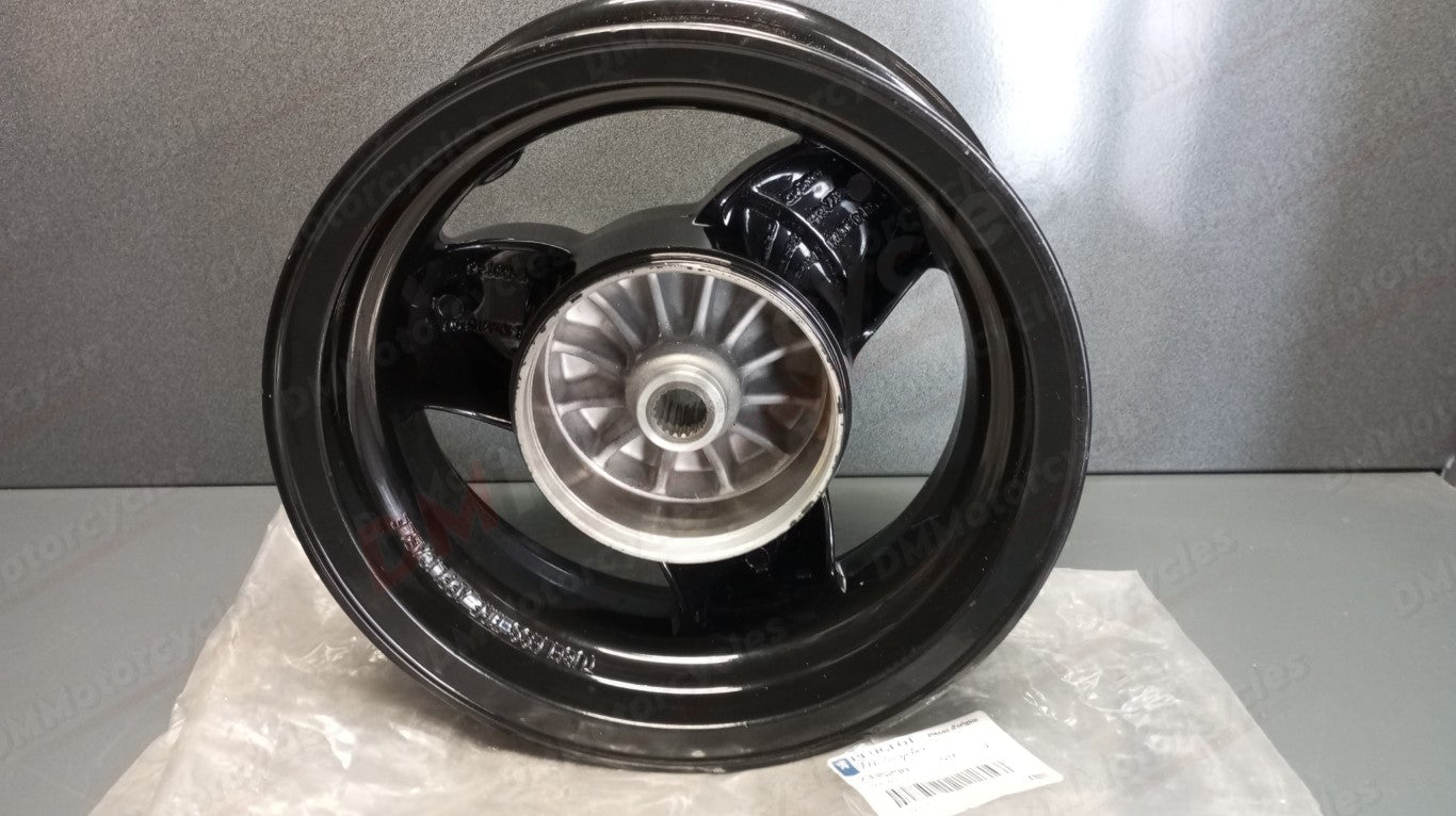 Peugeot genuine nos trekker 50 cc rear wheel 3.50x10 pn 733529n