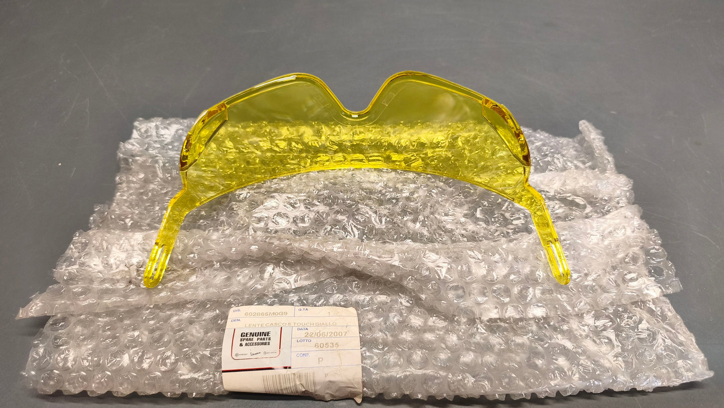 Genuine Vespa Soft Touch Yellow Helmet Goggles 602865M0G9