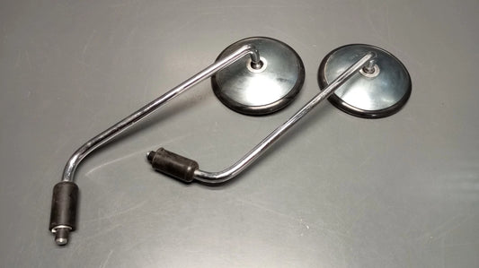 Yamaha genuine nos xt500 xt 500 xs500 1976 left / right mirrors pn 341-26290-21