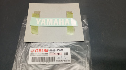 Yamaha genuine new yzf r1 yz400 xvs xjr dt pw emblem sticker decal pn 99241-00080 - Www.dm-motorcycles.com