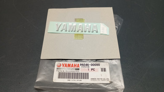 Yamaha genuine xv xt xtz xjr xvs fzs yzf r1 r6 yp tt emblem decal pn 99246-00080 - Www.dm-motorcycles.com