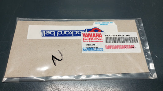 Yamaha genuine new yzf r125 2009 side cover emblem decal pn 5d7-f839h-r0