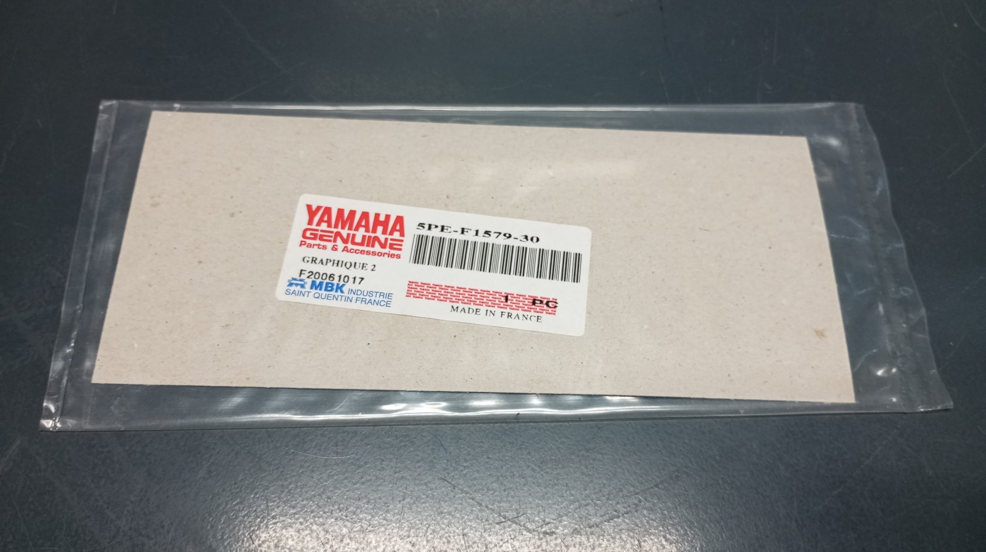 Yamaha genuine new yq50 aerox nitro 2004 graphic 2 decal pn 5pe-f1579-30