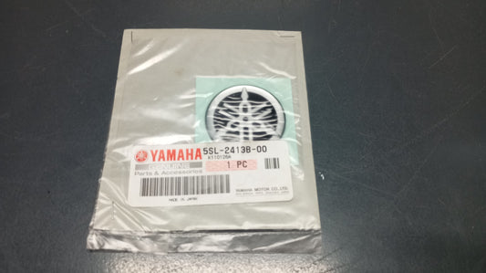 Yamaha genuine new yzf r1 yzf r6 xp500 xg250 fz1 fz6 fz8 emblem decal pn 5sl-2413b-00 - Www.dm-motorcycles.com