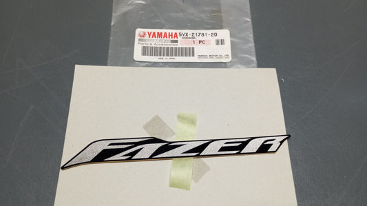Yamaha genuine new fz6 fazer 2004-2005 emblem decal pn 5vx-21781-20 - Www.dm-motorcycles.com