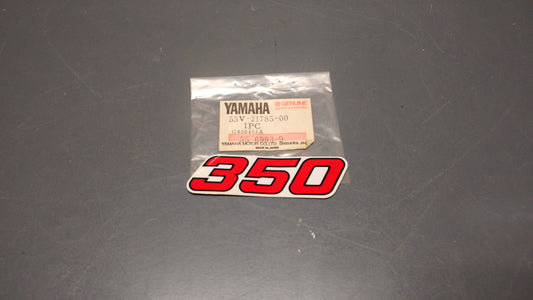 Yamaha genuine nos xt350 xt 350 1988 x1 side cover emblem pn 55v-21785-00 - Www.dm-motorcycles.com