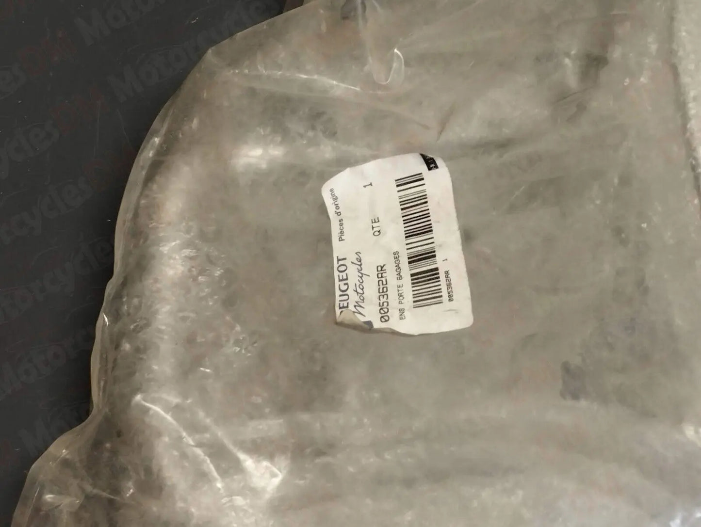 Peugeot genuine new trekker tkr furious 50 silver rear rack carrier pn 005362AR